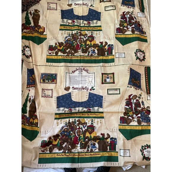 Vintage Christmas & Holiday Fabric Panels For Crafts & Sewing Projects - Picture 3 of 9